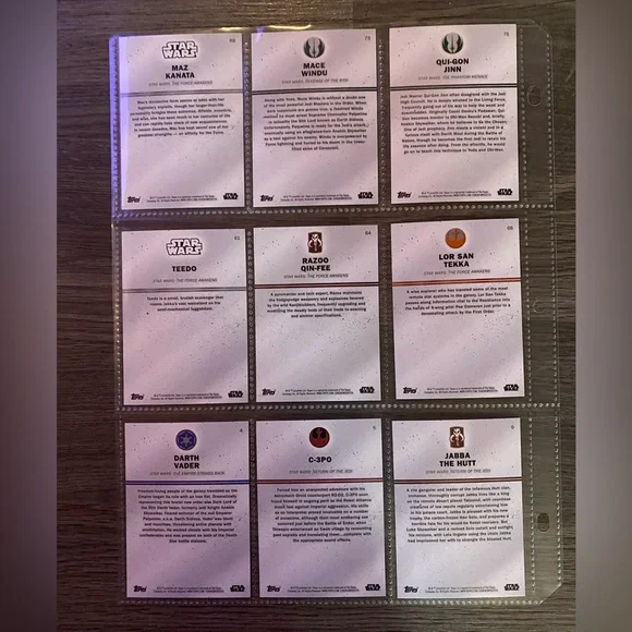 2016 Star Wars Trader Card Collection * Incomplete * - Picture 3 of 4